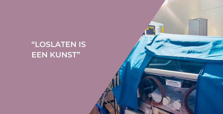 “Loslaten is een kunst”