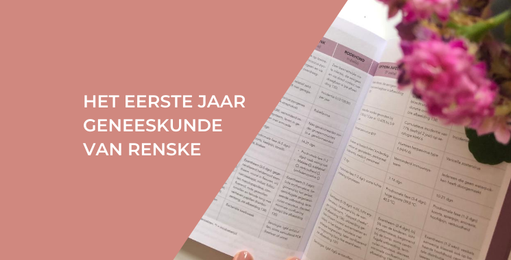 Het eerste jaar geneeskunde van Renske