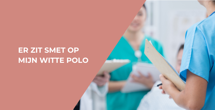 Er zit smet op mijn witte polo