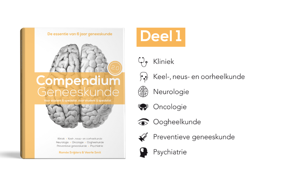 Compendium Geneeskunde vijfdelige reeks visueel hoofdstukken disciplines deel 1