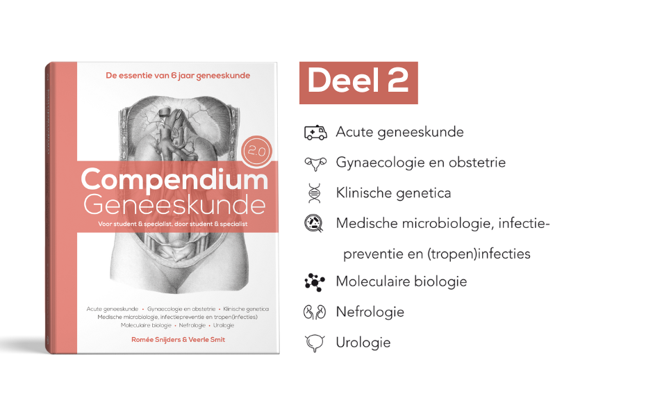 Compendium Geneeskunde vijfdelige reeks visueel hoofdstukken disciplines deel 2