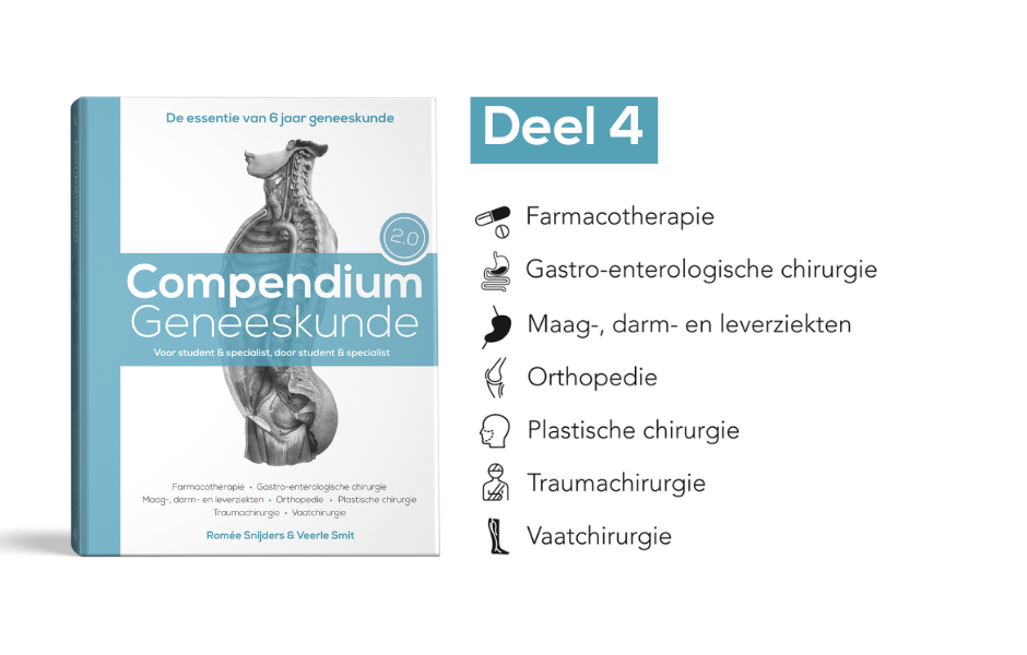 Compendium Geneeskunde vijfdelige reeks visueel hoofdstukken disciplines deel 4