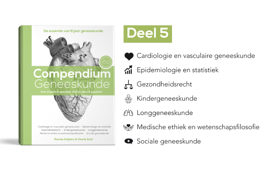 Compendium Geneeskunde vijfdelige reeks visueel hoofdstukken disciplines deel 5