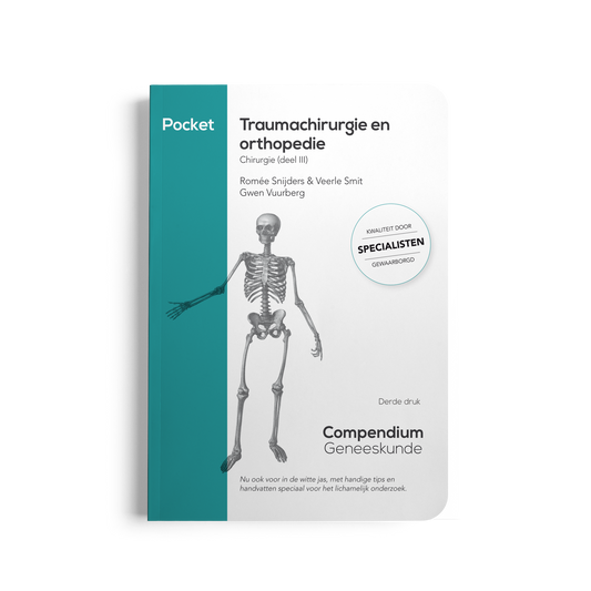 Compendium Geneeskunde pocket Trauma-Ortho voorkant inclusief