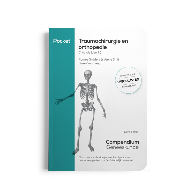 Compendium Geneeskunde pocket Trauma-Ortho voorkant inclusief