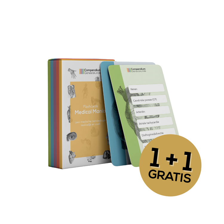 Flashcards Medical Mania Compendium Geneeskunde
